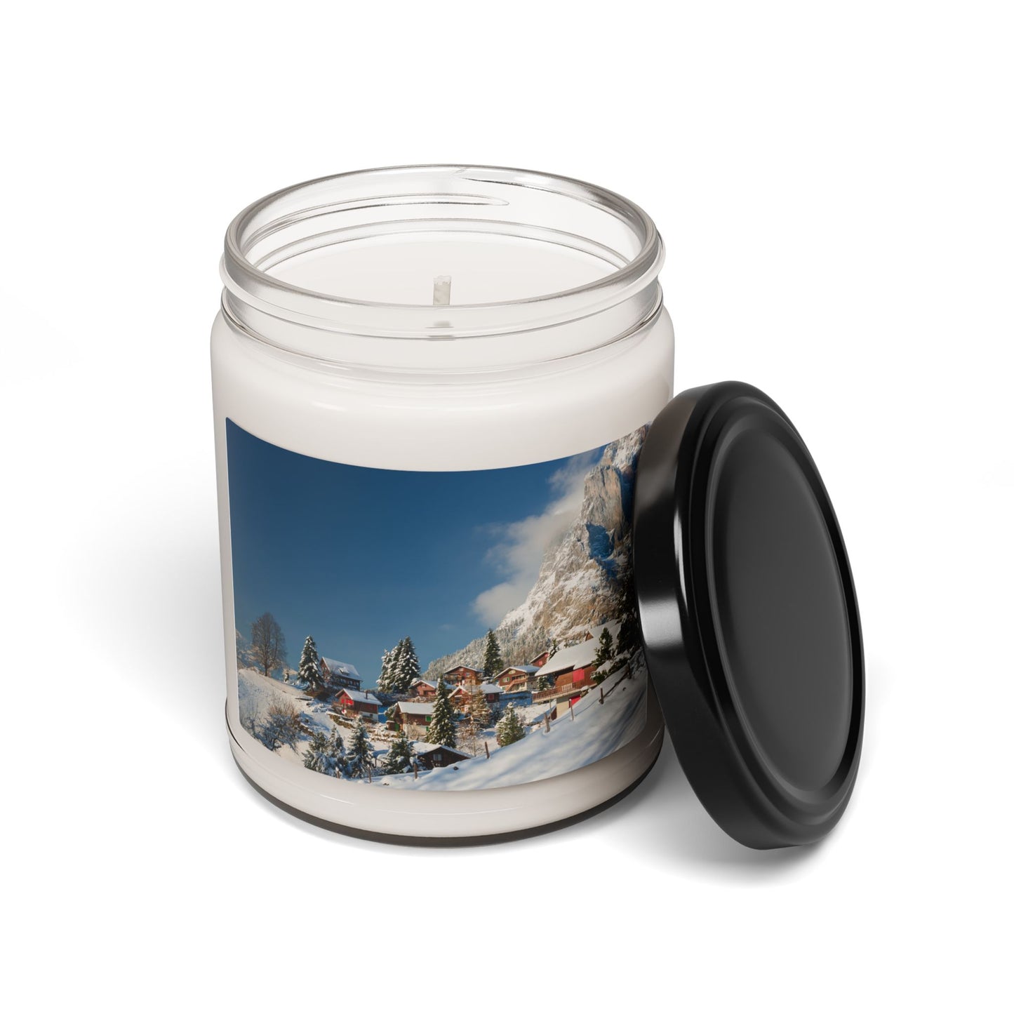 Christmas Nutcracker Soy Candle 9oz — Holiday Spiced Pine & Citrus Jar