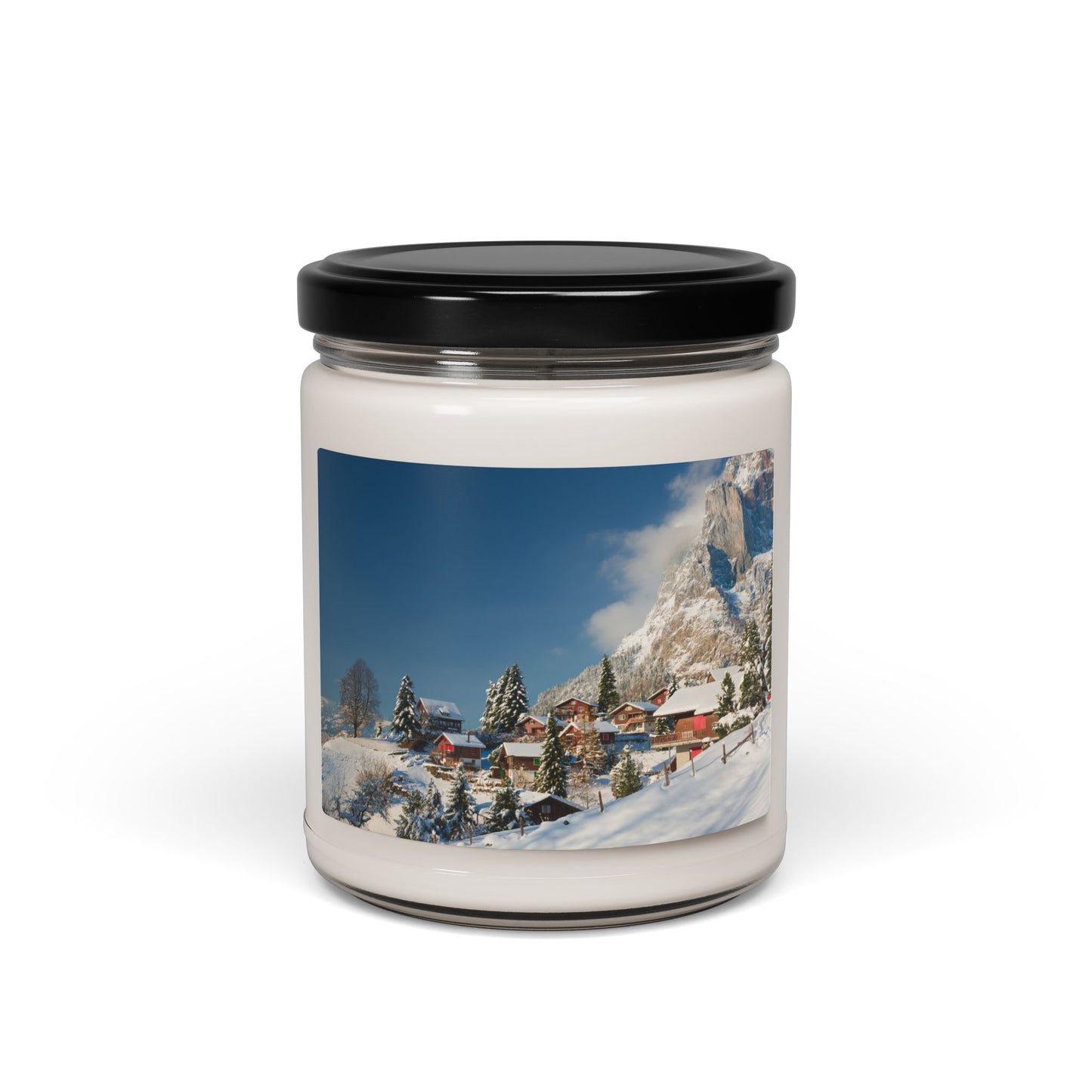 Christmas Nutcracker Soy Candle 9oz — Holiday Spiced Pine & Citrus Jar